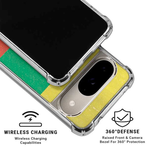 Lithuania Flag Distressed Google Pixel 10 Clear Case